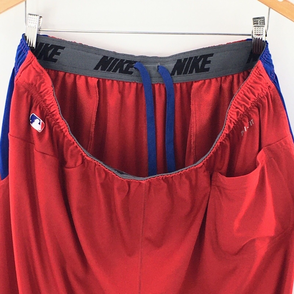 Philadelphia Phillies Nike Training Shorts Red MLB Authentic Collection Sz XXL - Picture 7 of 9